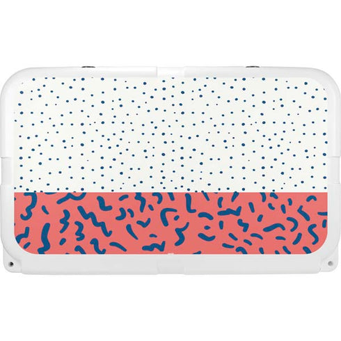 Polka Dot Split YETI Tundra 45 Hard Cooler Skin