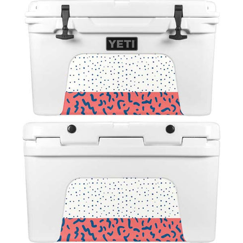 Polka Dot Split YETI Tundra 45 Hard Cooler Skin