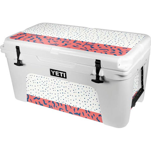 Polka Dot Split YETI Tundra 65 Hard Cooler Skin
