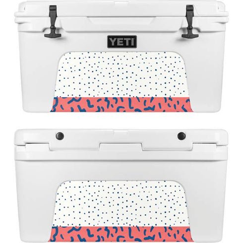 Polka Dot Split YETI Tundra 65 Hard Cooler Skin