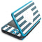Polka Dots and Stripes Heart in Blue Nintendo 2DS XL (2017) Skin