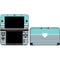 Polka Dots and Stripes Heart in Blue 3DS XL 2015 Skin