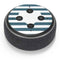 Polka Dots and Stripes Heart in Blue Amazon Echo Dot Skin