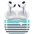 Polka Dots and Stripes Heart in Blue Apple AirPods (3rd Gen 2021) Skin