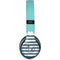 Polka Dots and Stripes Heart in Blue Beats Solo 2 Wired Skin