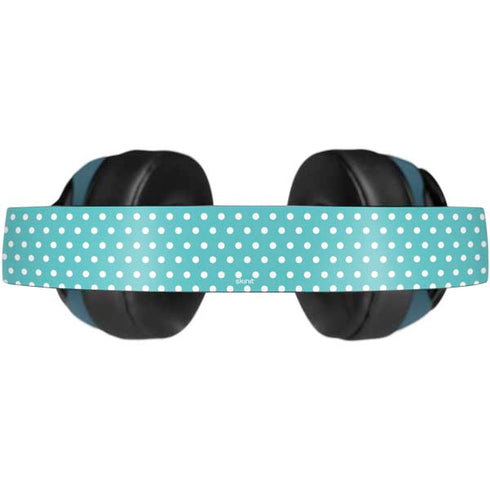 Polka Dots and Stripes Heart in Blue Beats Solo Pro Skin