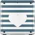 Polka Dots and Stripes Heart in Blue Cooler Master MasterBox Q300L Mini Tower Skin