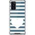 Polka Dots and Stripes Heart in Blue Galaxy Note20 5G Clear Case