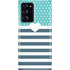 Polka Dots and Stripes Heart in Blue Galaxy Note20 Ultra 5G Lite Case