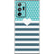 Polka Dots and Stripes Heart in Blue Galaxy Note20 Ultra 5G Skin