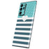 Polka Dots and Stripes Heart in Blue Galaxy Note20 Ultra 5G Skin