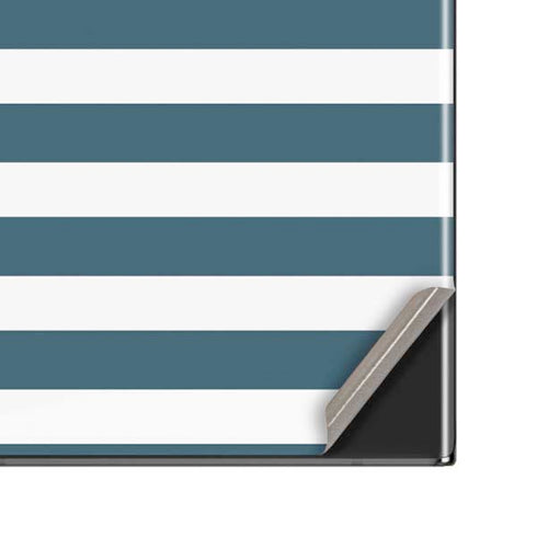 Polka Dots and Stripes Heart in Blue Galaxy Note20 Ultra 5G Skin