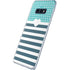Polka Dots and Stripes Heart in Blue Galaxy S10e Skin