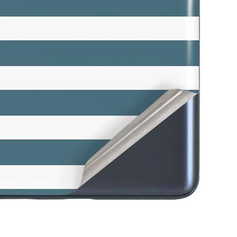 Polka Dots and Stripes Heart in Blue Galaxy S20 Fan Edition Skin