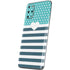 Polka Dots and Stripes Heart in Blue Galaxy S20 Plus Skin