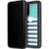 Polka Dots and Stripes Heart in Blue Galaxy S20 Plus Waterproof Case