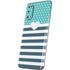 Polka Dots and Stripes Heart in Blue Galaxy S20 Skin