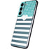 Polka Dots and Stripes Heart in Blue Galaxy S22 Skin