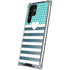 Polka Dots and Stripes Heart in Blue Galaxy S24 Ultra Clear Case