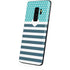 Polka Dots and Stripes Heart in Blue Galaxy S9 Plus Skin