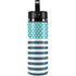Polka Dots and Stripes Heart in Blue Hydro Flask 20oz Wide Mouth Skin