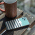 Polka Dots and Stripes Heart in Blue iPhone 11 Pro Max Skin
