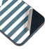 Polka Dots and Stripes Heart in Blue iPhone 14 Plus Skin