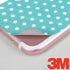 Polka Dots and Stripes Heart in Blue iPhone 7 Plus Skin