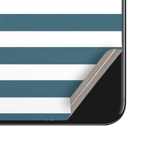 Polka Dots and Stripes Heart in Blue iPhone SE (2nd & 3rd Gen) Skin