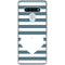 Polka Dots and Stripes Heart in Blue LG Stylo 6 Clear Case