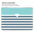 Polka Dots and Stripes Heart in Blue MacBook Air 15in (2023-2025) Case plus Skin