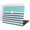 Polka Dots and Stripes Heart in Blue MacBook Pro 13in (2020) Case plus Skin