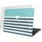 Polka Dots and Stripes Heart in Blue MacBook Pro 15in (2016-19) Case plus Skin