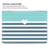 Polka Dots and Stripes Heart in Blue MacBook Pro 16in (2021-25) Case plus Skin