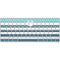 Polka Dots and Stripes Heart in Blue Magic Keyboard Skin