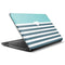 Polka Dots and Stripes Heart in Blue HP Notebook Skin