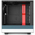 Polka Dots and Stripes Heart in Blue NZXT H510 Compact ATX Mid-Tower Case Skin