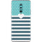 Polka Dots and Stripes Heart in Blue OnePlus 7 Pro Skin