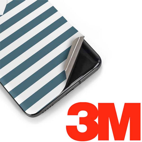 Polka Dots and Stripes Heart in Blue OnePlus 7 Pro Skin