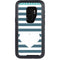 Polka Dots and Stripes Heart in Blue Otterbox Defender Galaxy Skin