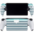 Polka Dots and Stripes Heart in Blue PlayStation Portal Remote Player Skin