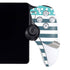 Polka Dots and Stripes Heart in Blue PlayStation Portal Remote Player Skin