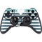Polka Dots and Stripes Heart in Blue PS4/PC SCUF Impact Controller Skin