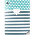 Polka Dots and Stripes Heart in Blue PS5 Digital Edition Console Skin