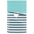 Polka Dots and Stripes Heart in Blue PS5 Slim Disk Bundle Skin