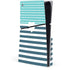 Polka Dots and Stripes Heart in Blue PS5 Slim Disk Console Skin