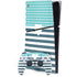 Polka Dots and Stripes Heart in Blue PS5 Slim Digital Edition Console Skin