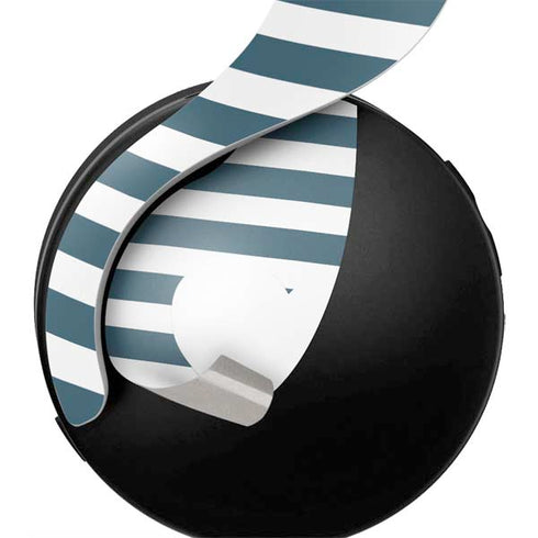 Polka Dots and Stripes Heart in Blue PULSE 3D Wireless Headset for PS5 Skin