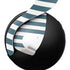 Polka Dots and Stripes Heart in Blue PULSE 3D Wireless Headset for PS5 Skin