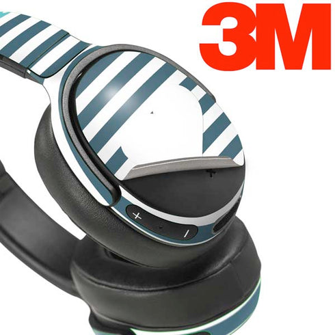 Polka Dots and Stripes Heart in Blue Skullcandy Venue Skin